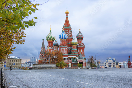 Храм Василия Блаженного на Красной Площади в Москве.