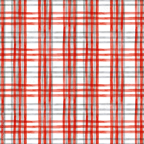 Nice watercolor christmas vector pattern