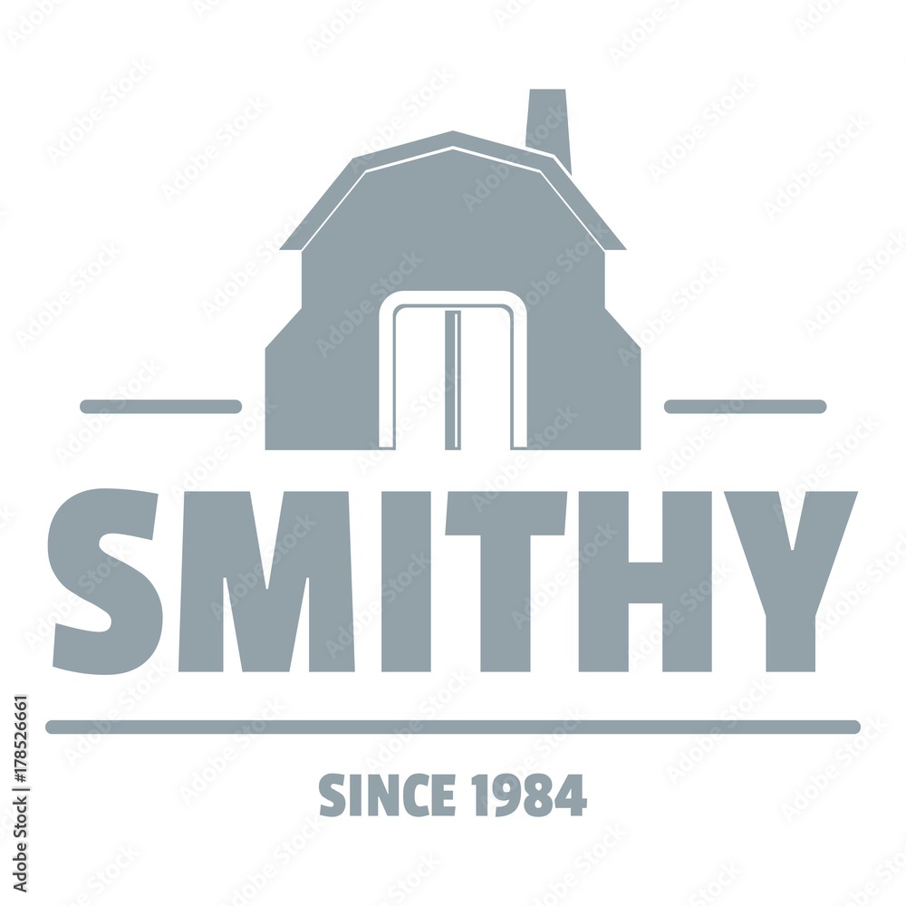 Smithy logo, simple gray style