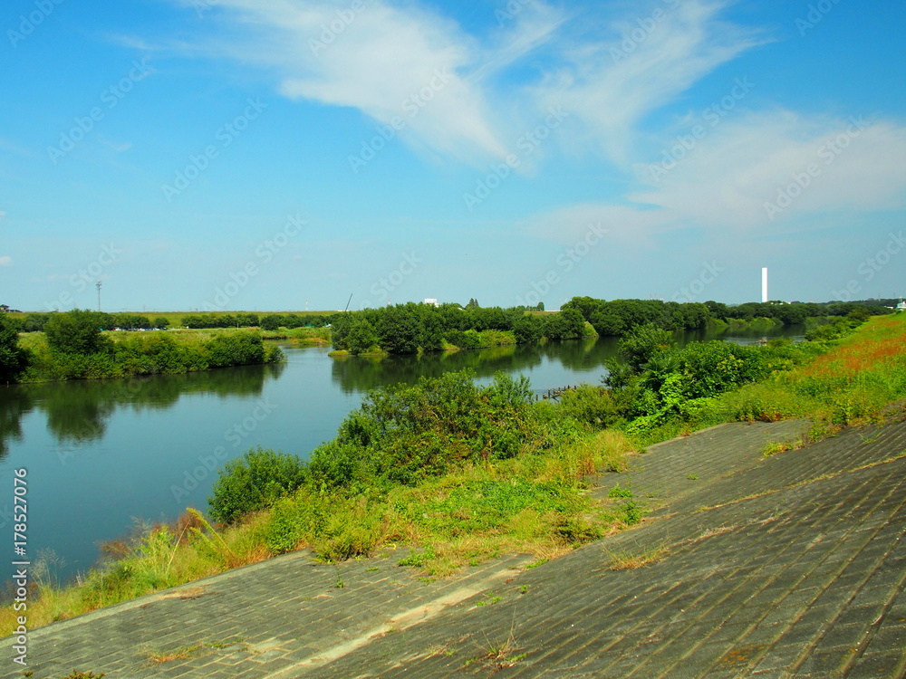 秋の江戸川 秋の江戸川