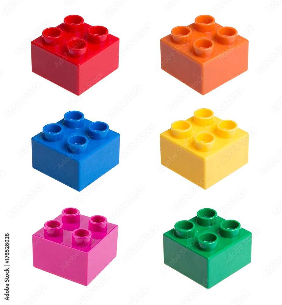 Plastic building blocks