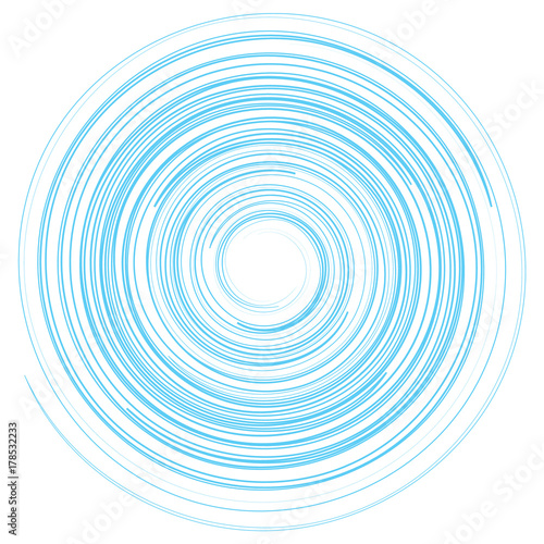 Abstract swirl twist design element motion spinner