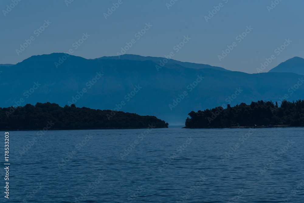 Sea landscape in lefkada island Sea landscape in lefkada island