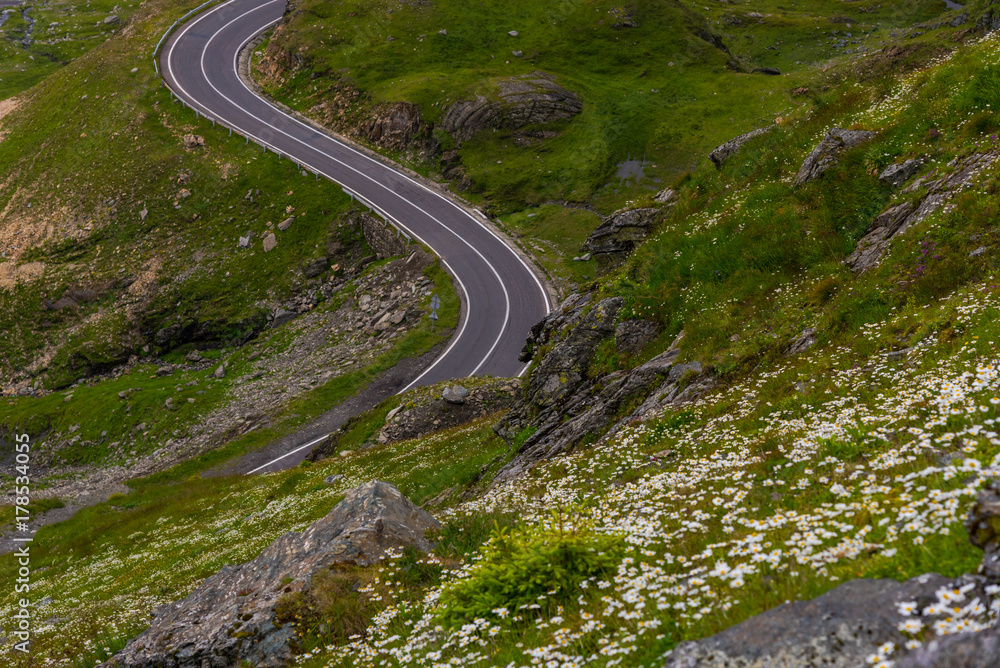 Amazing Transfagarasan road , one of the most beautiful road in the world
