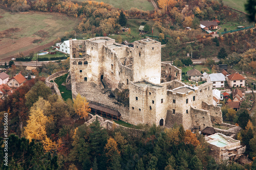 Medieval Strechno Castle (Strechno Hrad), Zilina, Slovak Republic