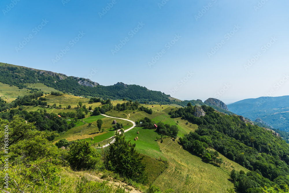 Beautiful view in Apuseni Mountaims, Romania