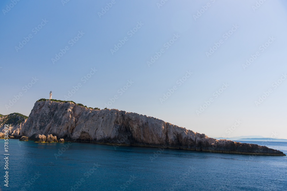 Sea landscape in Lefkada island, greece Sea landscape in Lefkada island, greece