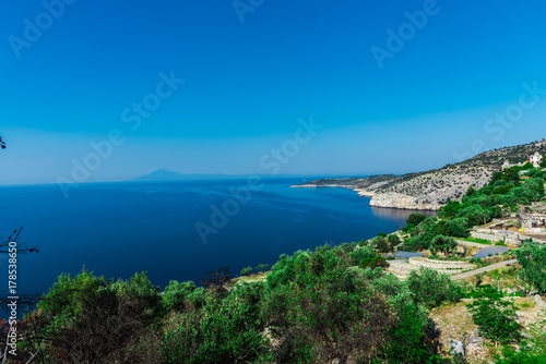 Sea landscape in Thassos island