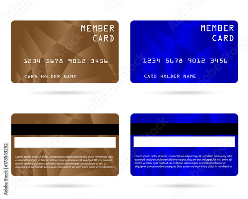 member card, business VIP card, design for privilege member,vector