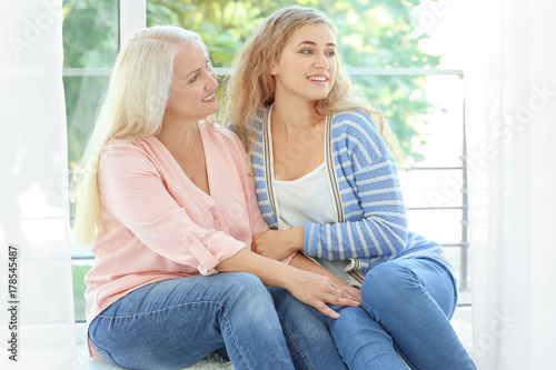 Young woman and her mother ...