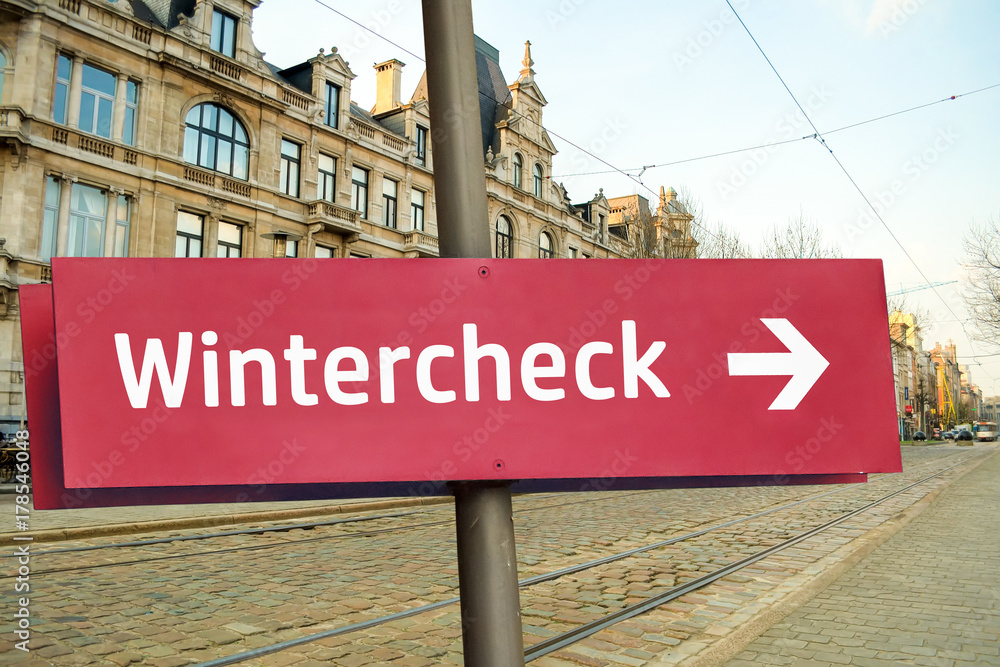 Schild 211 - Wintercheck