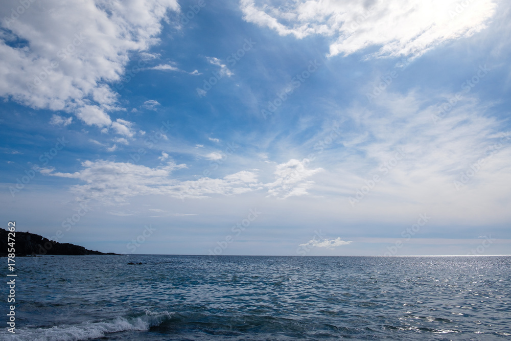 sky with clouds