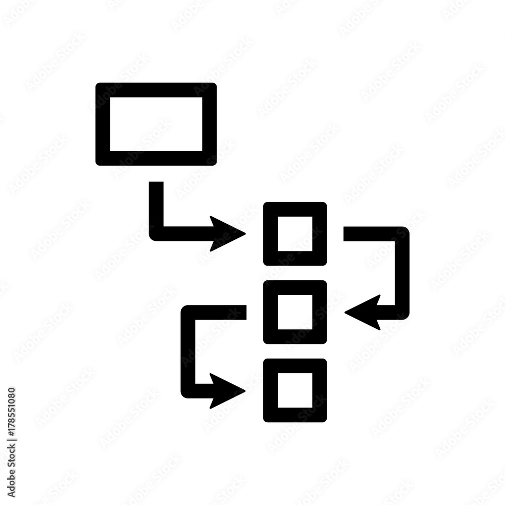 Flowchart Icon Flowchart Icon
