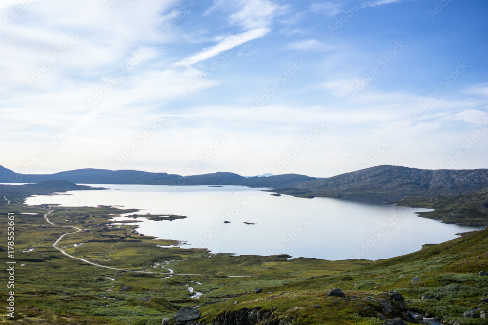 Beautiful lake views in Norway