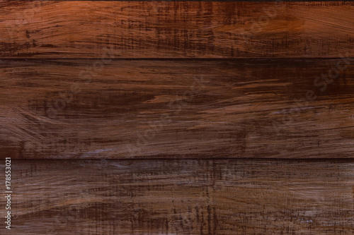 Surface of brown wood table. Traces of handmade. Use for background or banner website and template. Beautiful pattern