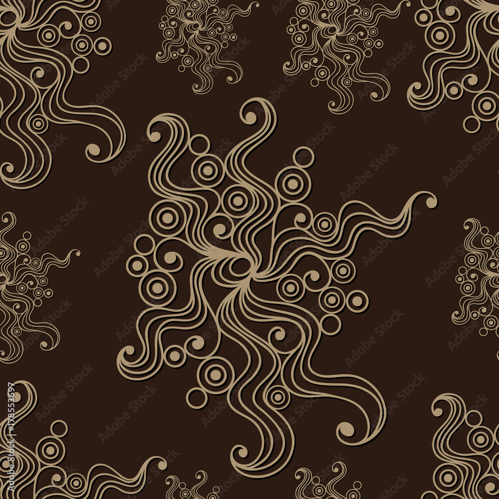 Seamless pattern with floral ornament 31