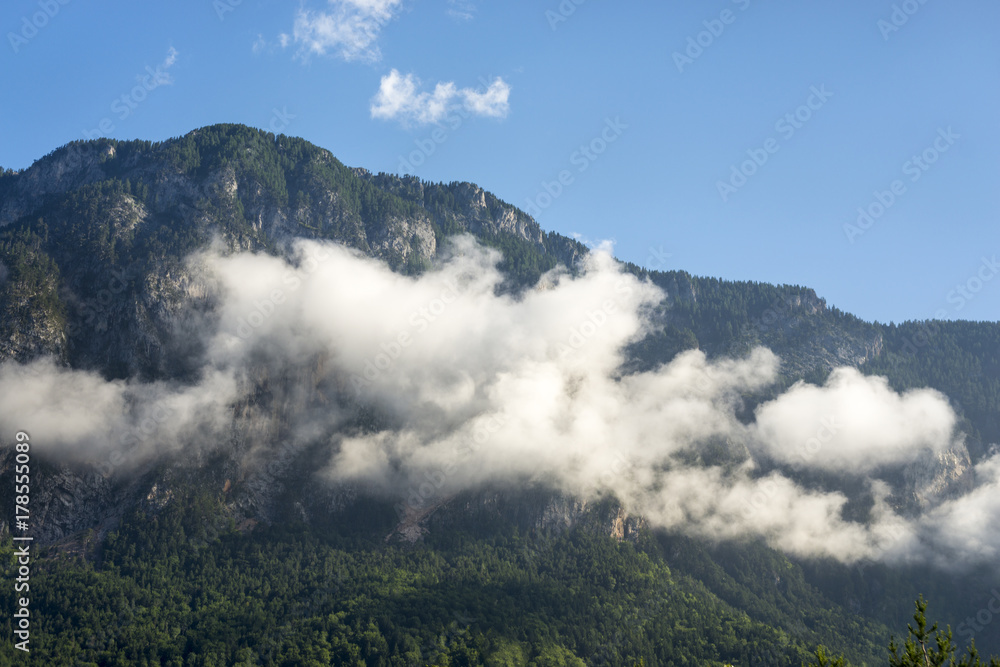 Beautiful mountains with cloud
