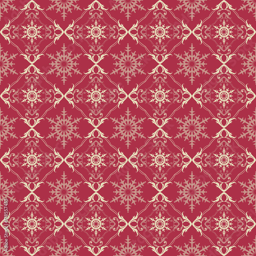 Gift wrapping, seamless pattern, Christmas background