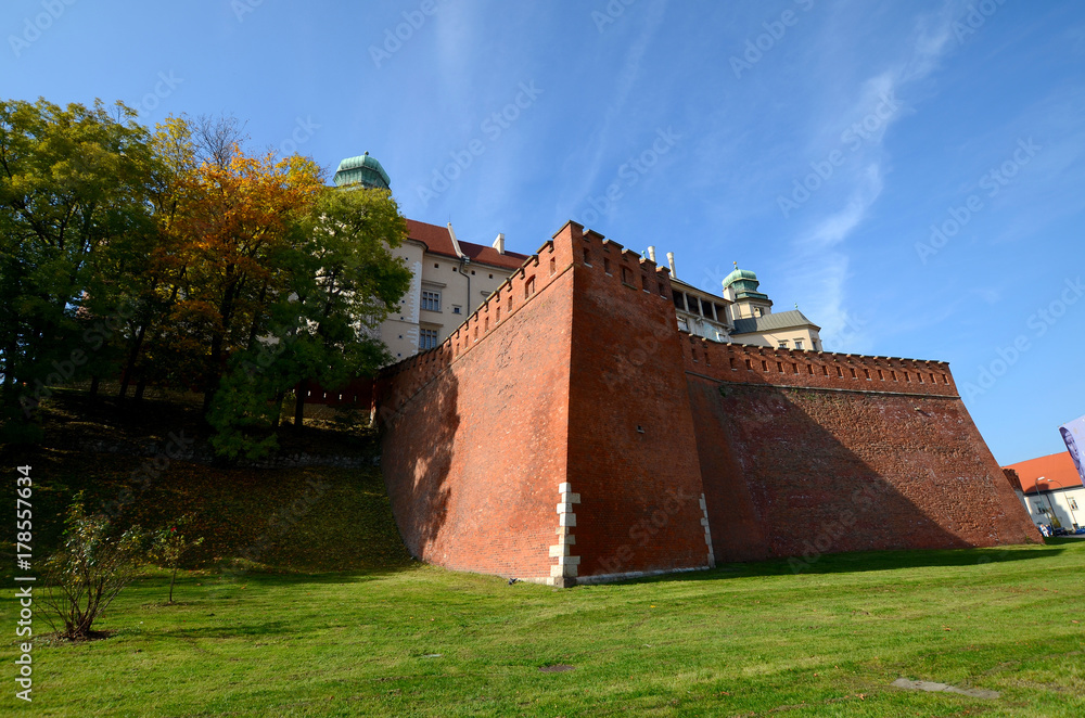 The castle in Krakow, Poland (Wawel)
