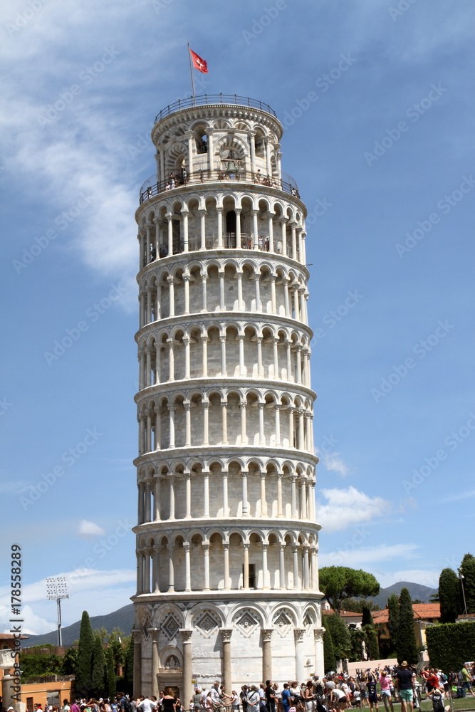Tower of Pisa not leaning anymore - Tuscany - Italy
