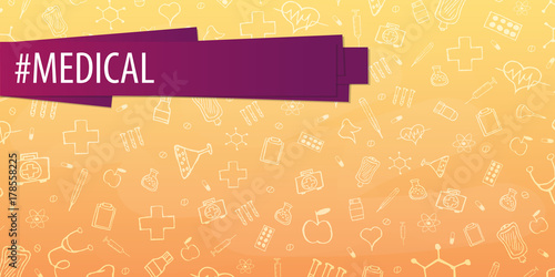 Medical background. Medical care. Health care. Vector medicine illustration.