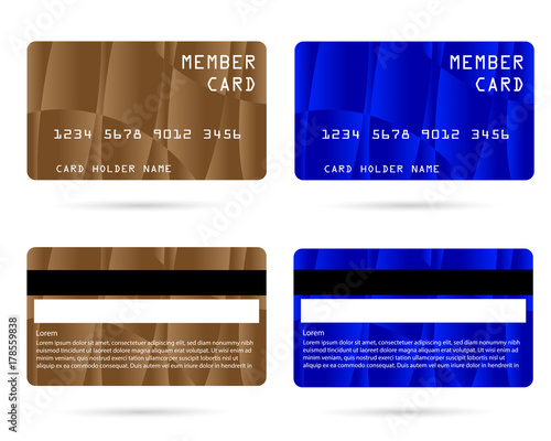 member card, business VIP card, design for privilege member,vector