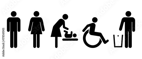 restroom symbols