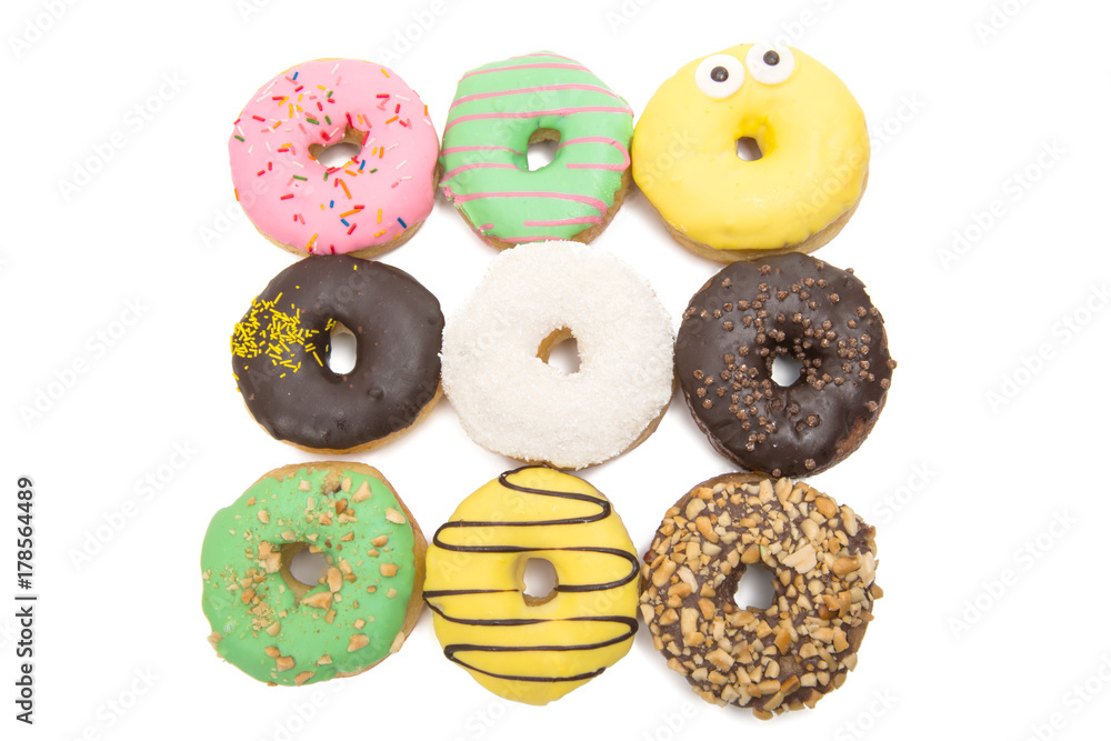 donuts in glaze donuts in glaze
