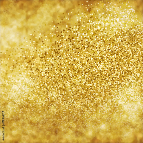 Abstract golden glitter background