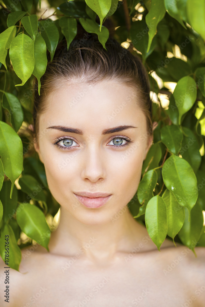 Portrait of beautiful young woman Portrait of beautiful young woman