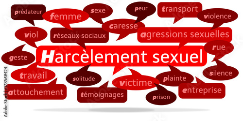 Nuage de Mots Harcèlement Sexuel v3