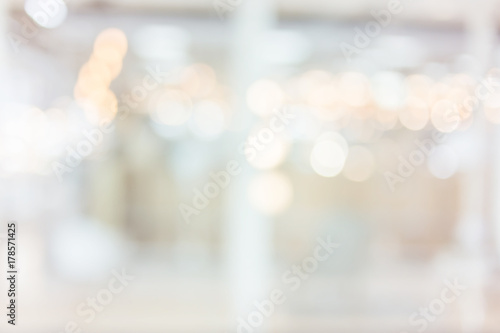 blur image background of shopping mall photo