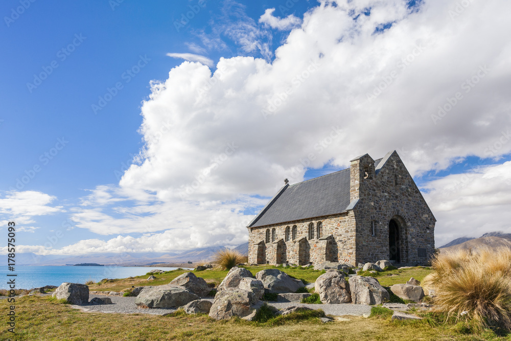 The Church of the Good Shepherd at Lake Tekapo, Canterbury, New Zealand The Church of the Good Shepherd at Lake Tekapo, Canterbury, New Zealand