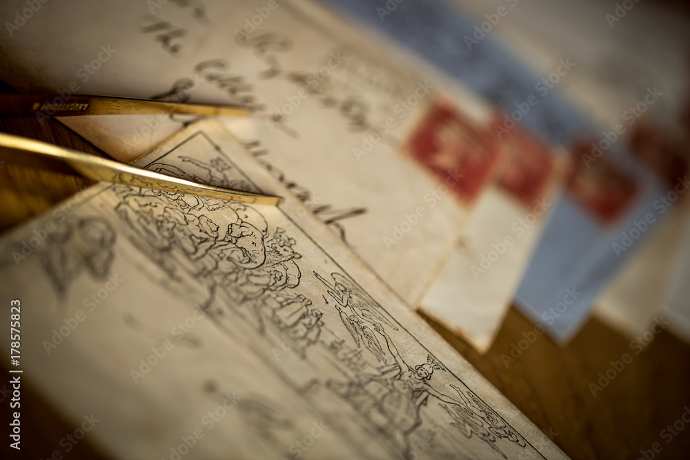 Fototapeta premium Victorian letters