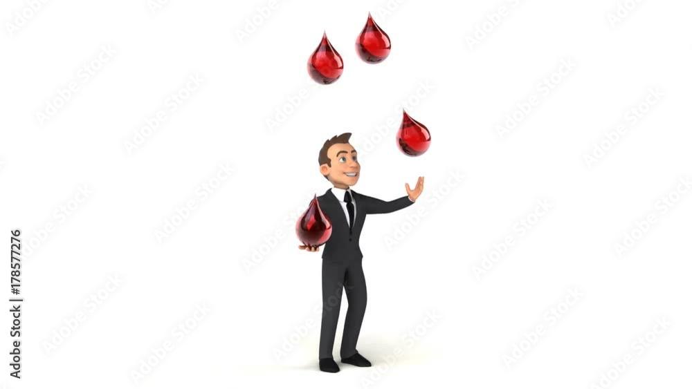 Fun businessman - 3D Animation