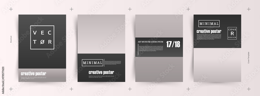 Abstract gray gradient backgrounds. Grey and black. Brochure, flyer or report for business, templates vector. Abstract gray gradient backgrounds. Grey and black. Brochure, flyer or report for business, templates vector.