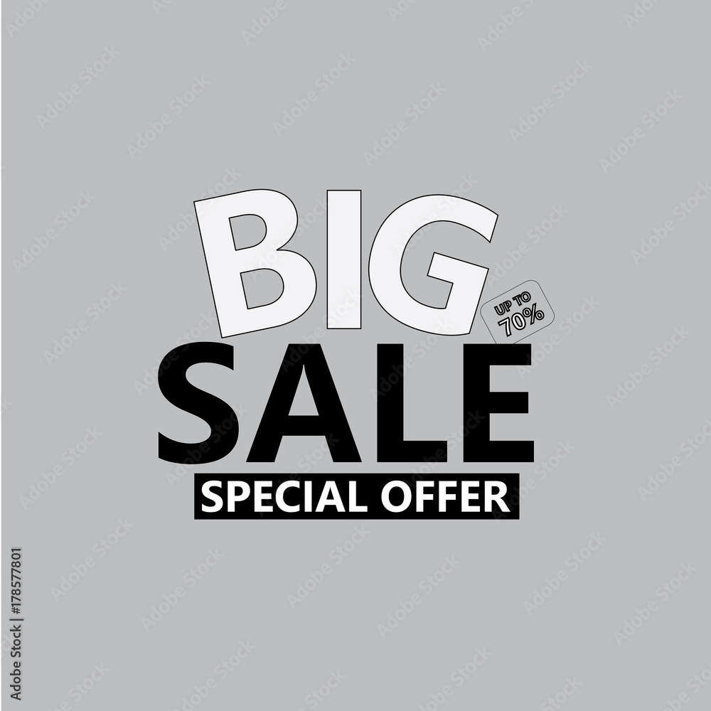 Big Sale Special Offer Logo Vector Template Design Big Sale Special Offer Logo Vector Template Design
