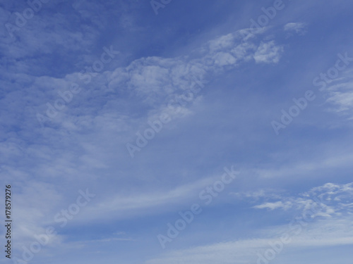 beautiful cloudy blue sky background