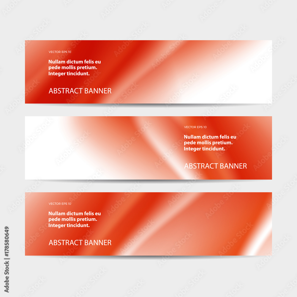 Fototapeta premium Abstract vector banner business background