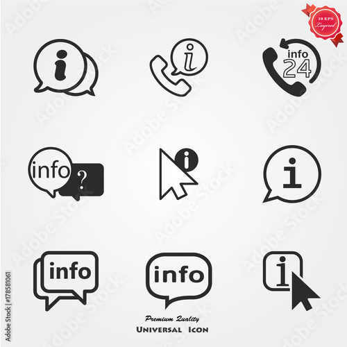 Info icons