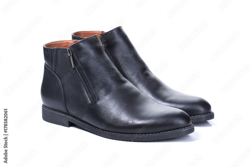 Pare of man shoes isolated on white Pare of man shoes isolated on white
