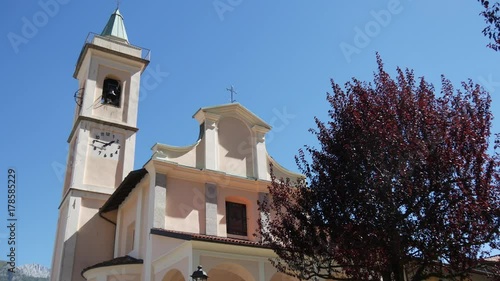 Chiesa di Limonta sul lago di Como photo