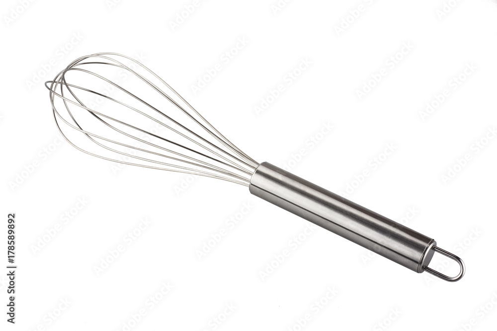Stainless whisk isolated on white background Stainless whisk isolated on white background