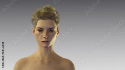 the aging process women render 3d 
