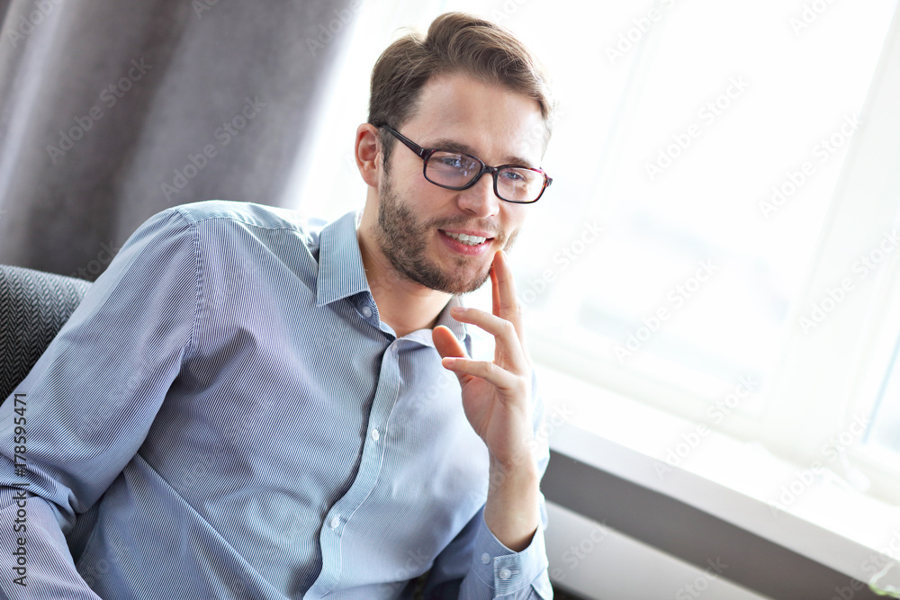 Two Businesspeople Meeting For Lunch In Restaurant Two Businesspeople Meeting For Lunch In Restaurant