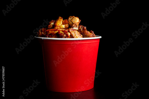 Chicken legs in a bucket-2