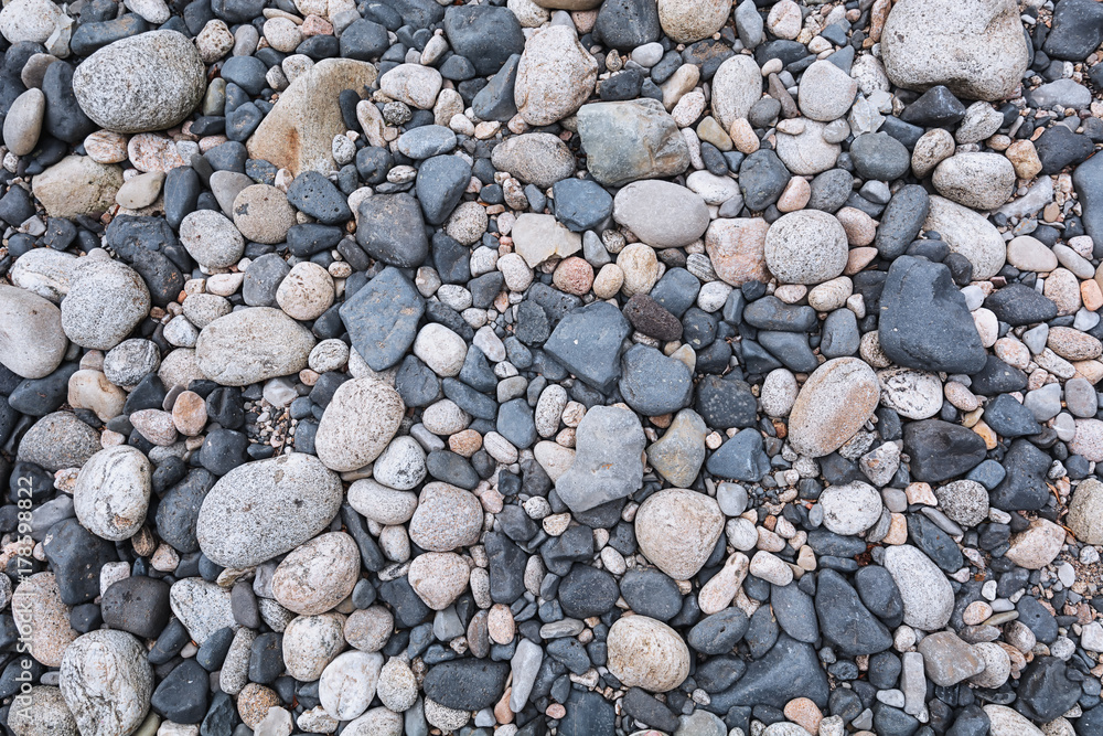 Pebbles in the bed of the river Ardeche Pebbles in the bed of the river Ardeche