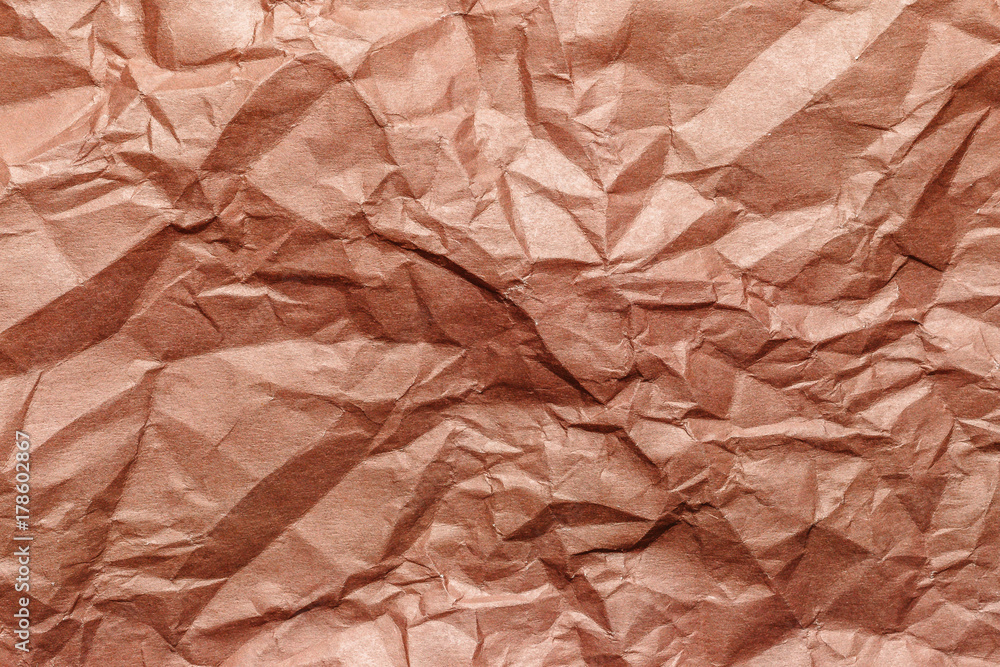 Fototapeta premium Crumpled paper background texture for usage in design