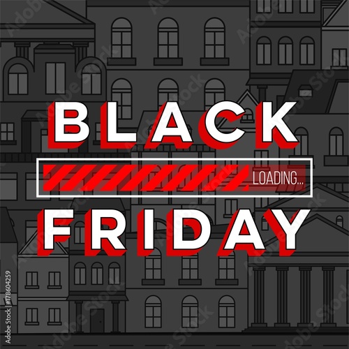 Abstract vector black friday sale layout background. For art template design, list, page, mockup brochure style, banner, idea, cover, booklet, print, flyer, book, blank, card, ad, sign, poster, badge. © happyvector071