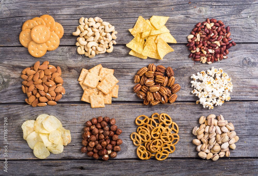 Mix of snacks Mix of snacks
